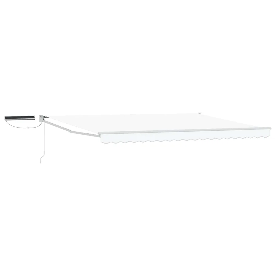 Auvent rétractable électrique Blanc 4,5 × 3 m - 2