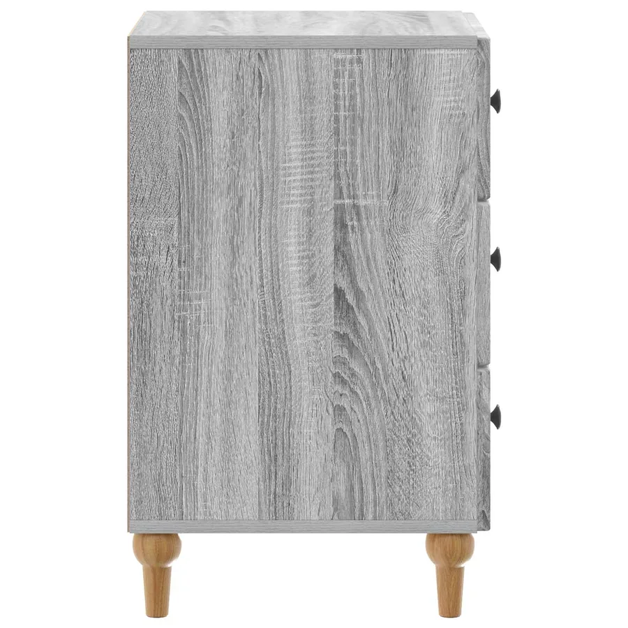 Cabinet de chevet avec tiroir Sonoma gris 43 x 41 x 66,5 cm - 6