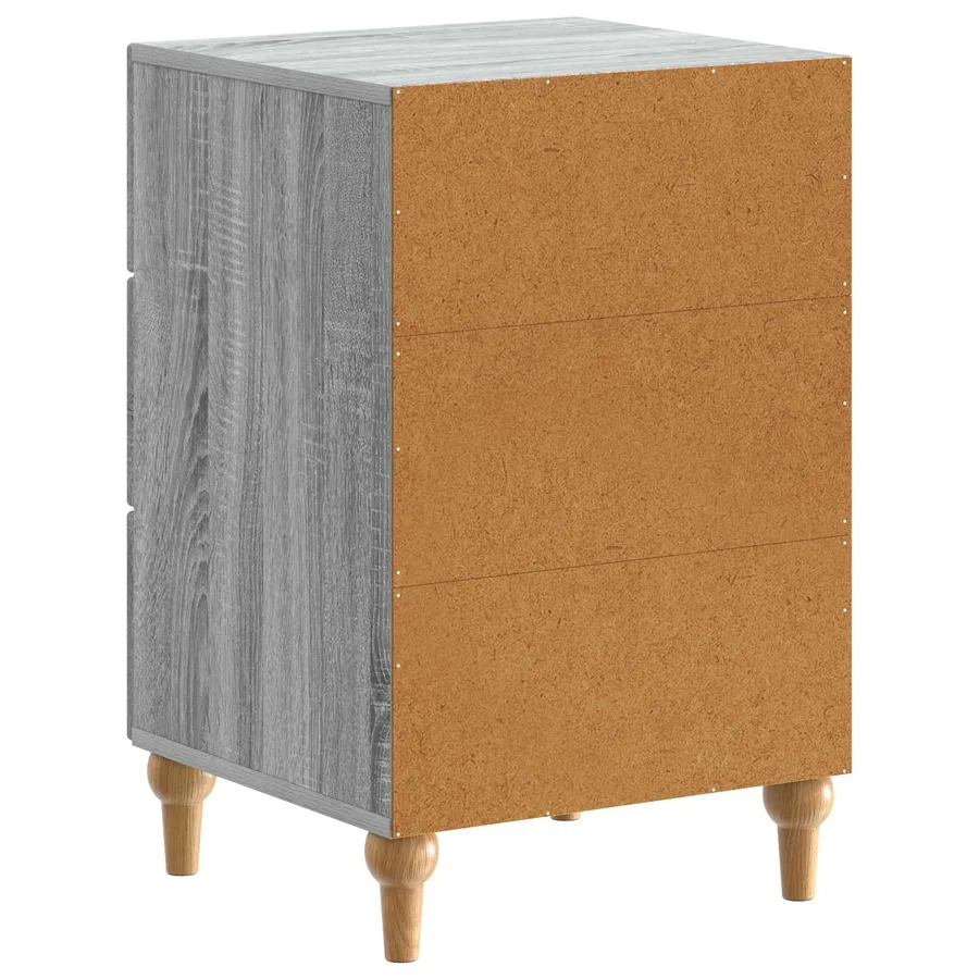 Cabinet de chevet avec tiroir Sonoma gris 43 x 41 x 66,5 cm - 7