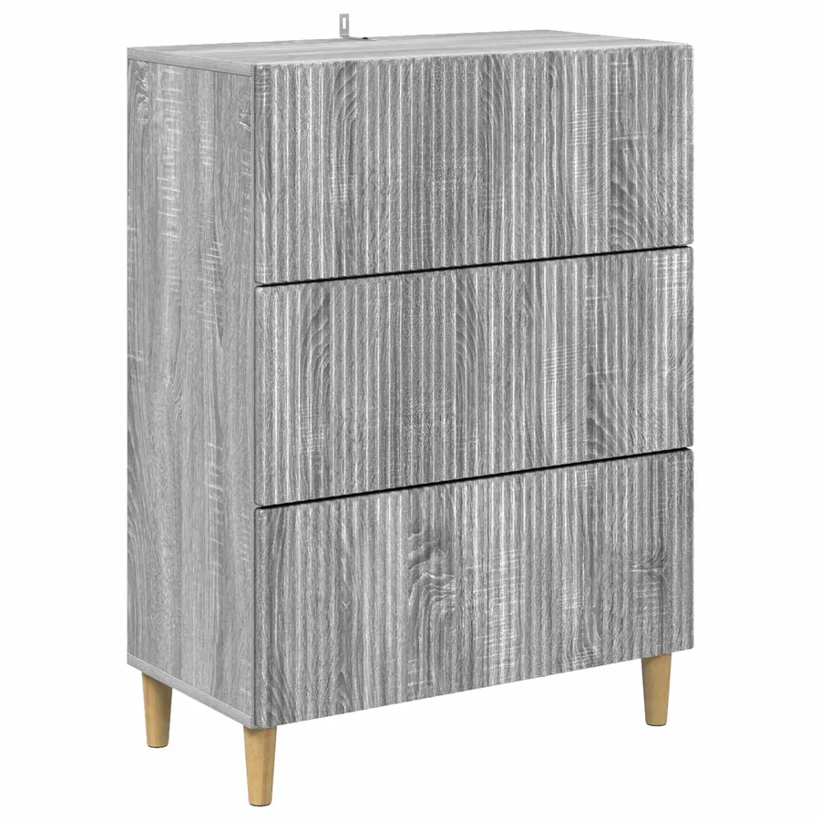 Armoire à tiroirs Sonoma gris 66 x 34,5 x 90 cm - 2