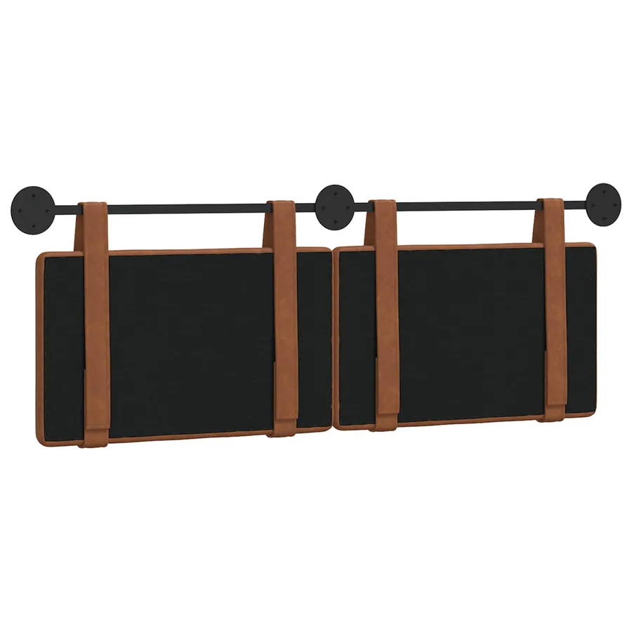 Tête de lit suspendue Marron PU antique - 7
