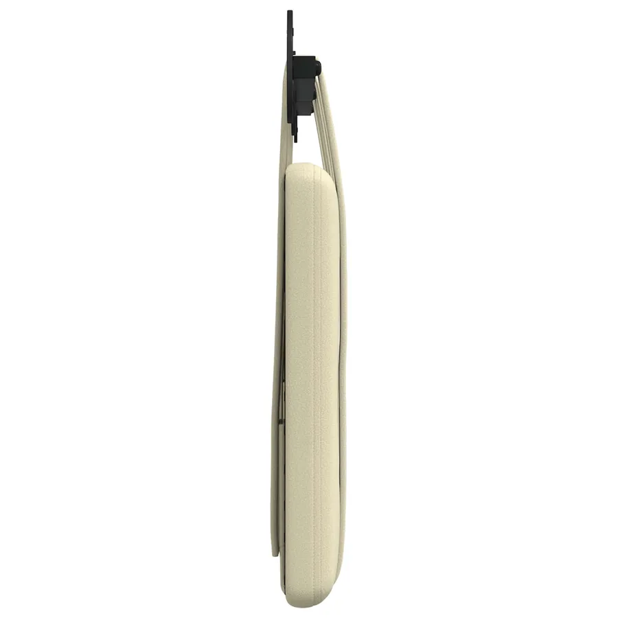 Tête de lit suspendue Crème Simili cuir - 6