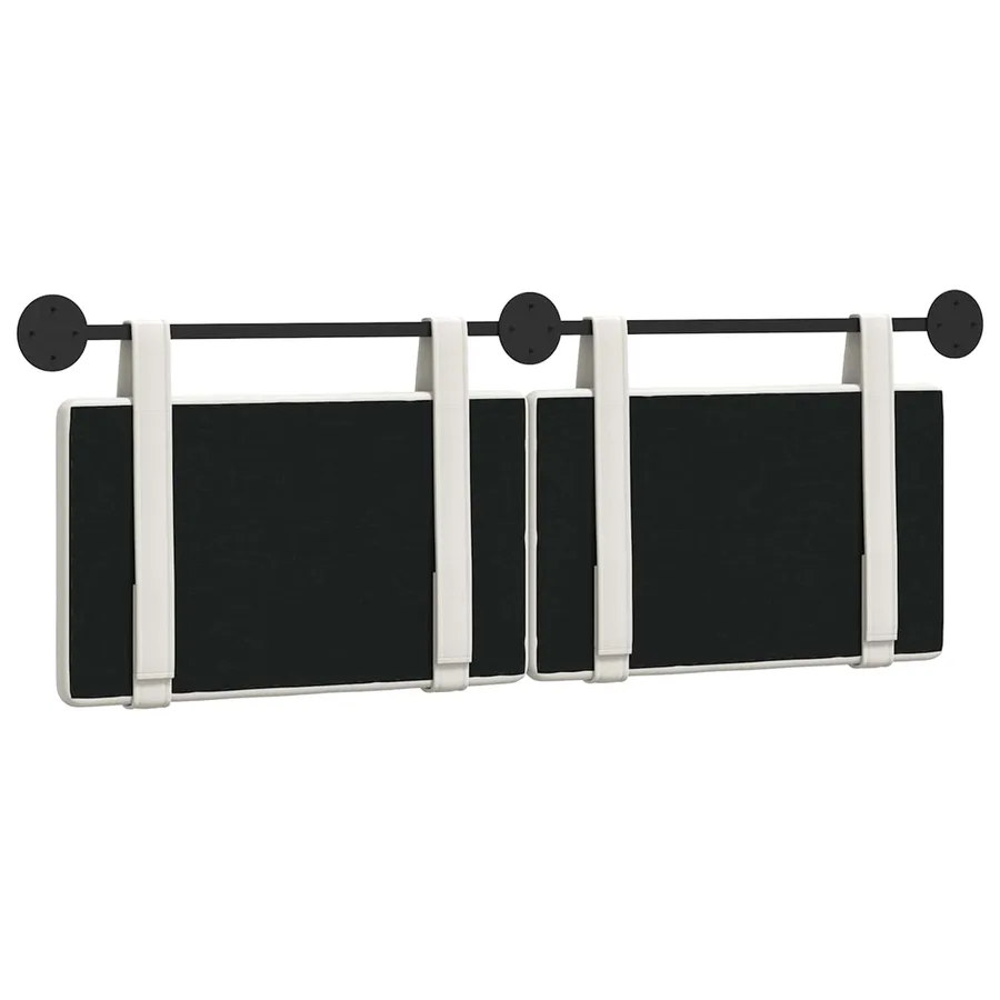 Tête de lit suspendue Blanc Simili cuir - 7