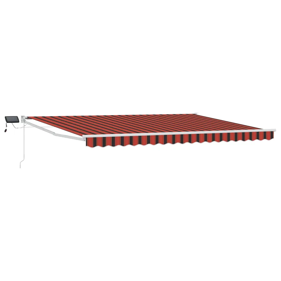 Store rétractable manuel avec LEDs 4 × 3 m - 2