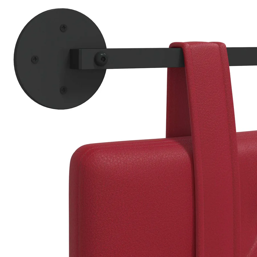 Tête de lit suspendue Bordeaux Simili cuir - 9