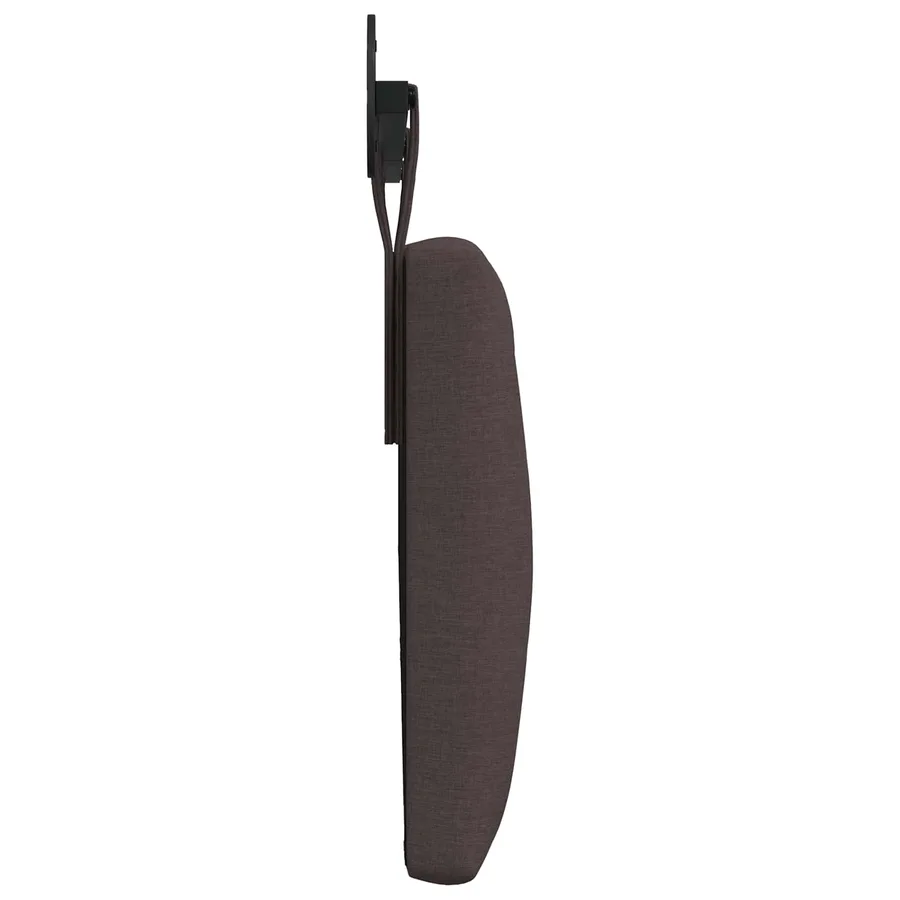 Tête de lit suspendue Marron foncé Tissu - 6