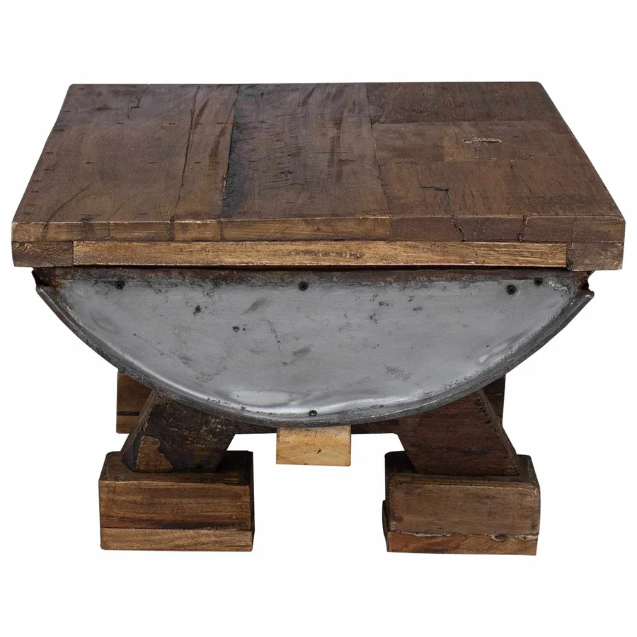 Table basse Naturel 90 x 50 x 35 cm bois - 5