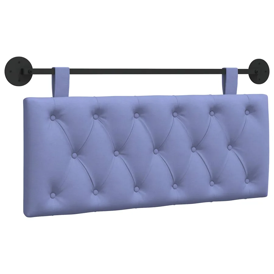 Tête de lit suspendue Bleu denim Tissu - 2