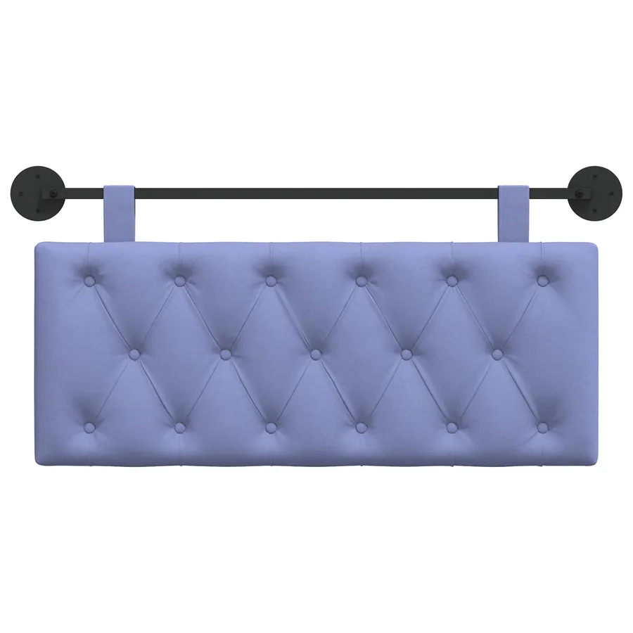 Tête de lit suspendue Bleu denim Tissu - 5