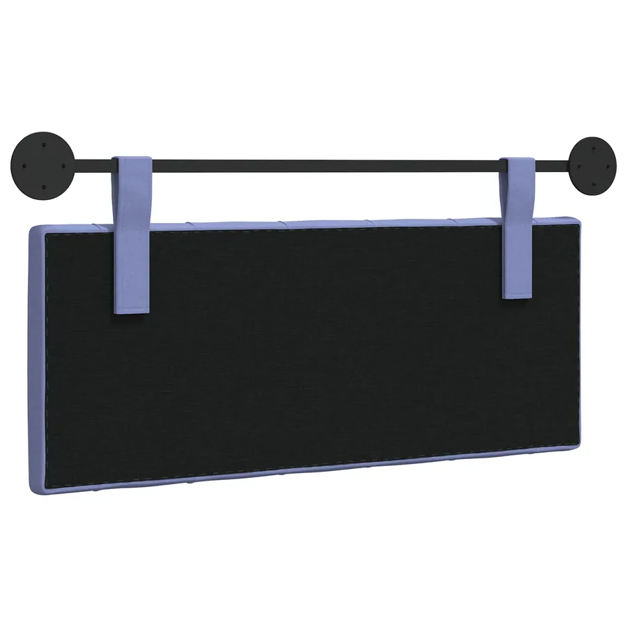 Tête de lit suspendue Bleu denim Tissu - 7