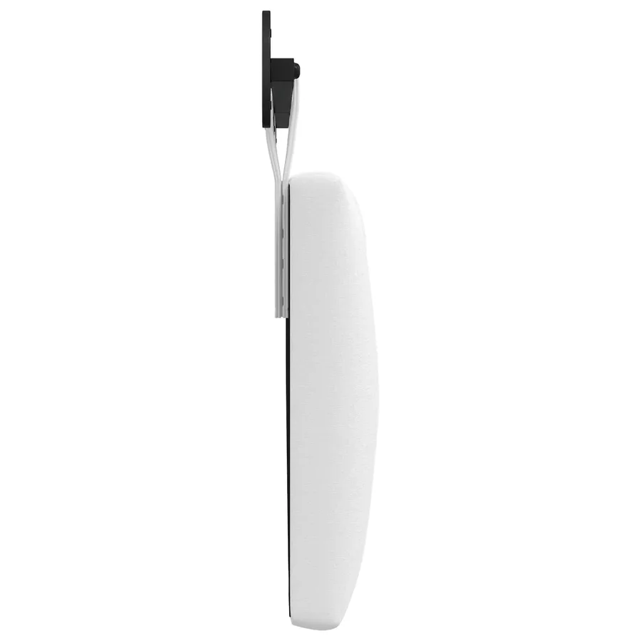 Tête de lit suspendue Blanc Tissu - 6