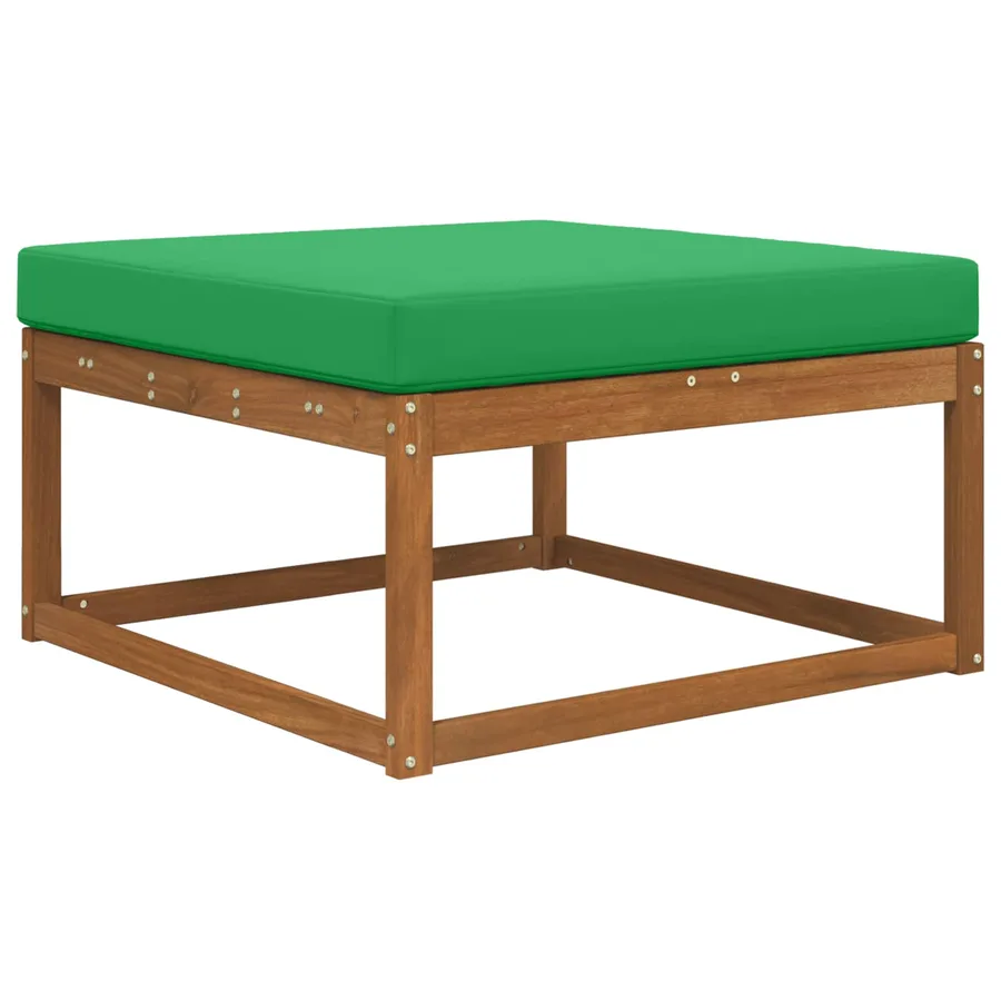Coussin de canapé d'extérieur Vert 80 x 80 x 8 cm Polyester - 3