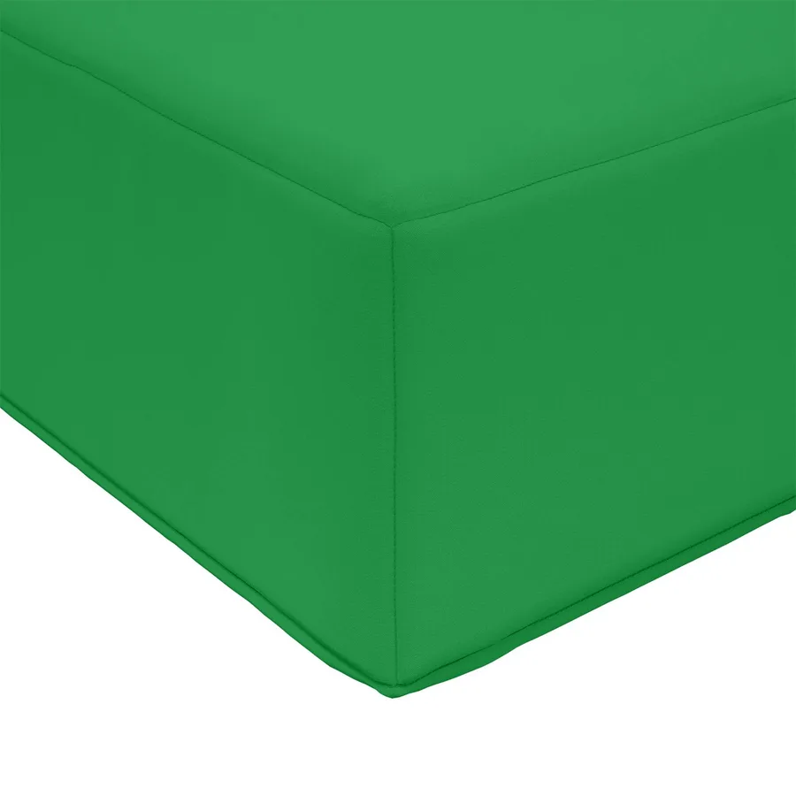 Coussin de canapé d'extérieur Vert 80 x 80 x 8 cm Polyester - 6