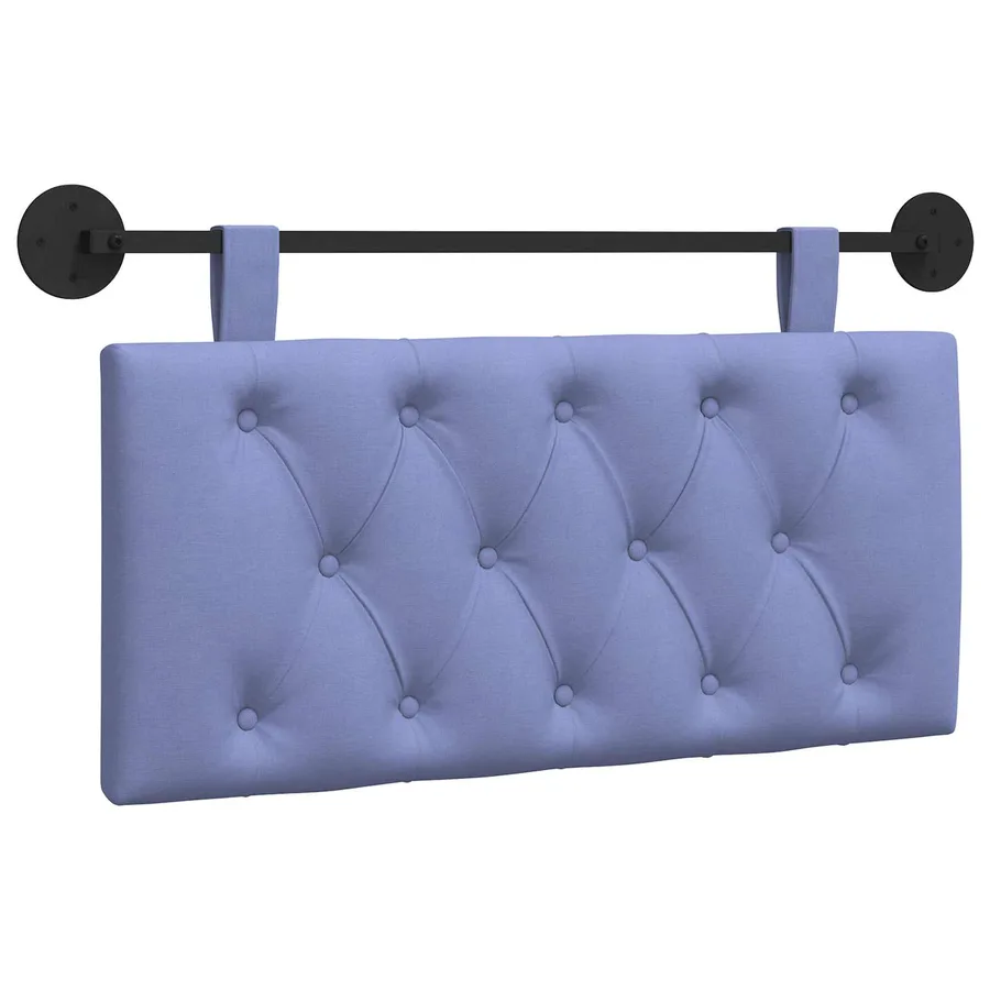 Tête de lit suspendue Bleu denim Tissu - 2