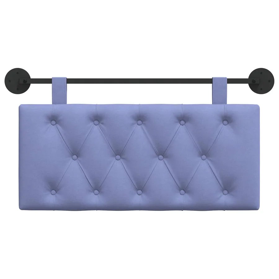 Tête de lit suspendue Bleu denim Tissu - 5