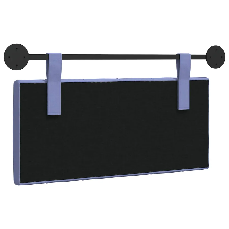 Tête de lit suspendue Bleu denim Tissu - 7