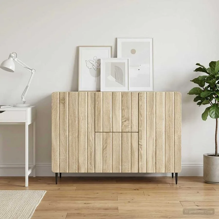 Buffet Chêne Sonoma 89 x 34,5 x 62 cm Bois d'ingénierie