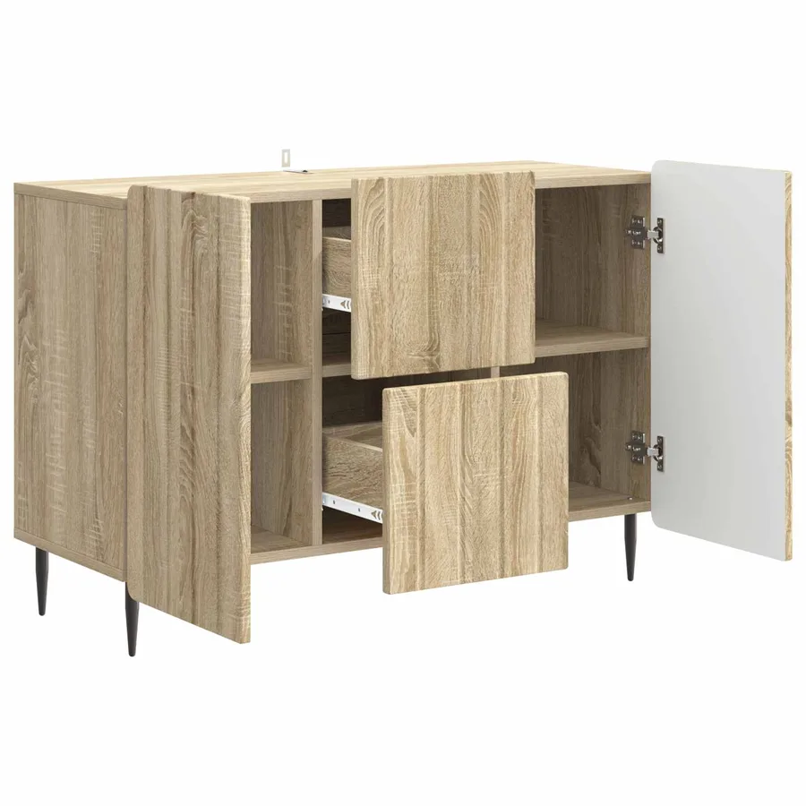 Buffet Chêne Sonoma 89 x 34,5 x 62 cm Bois d'ingénierie - 5