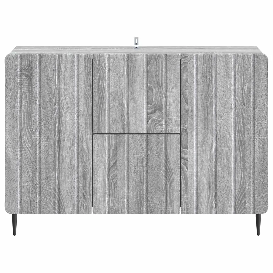 Buffet Sonoma gris 89 x 34,5 x 62 cm Bois d'ingénierie - 6