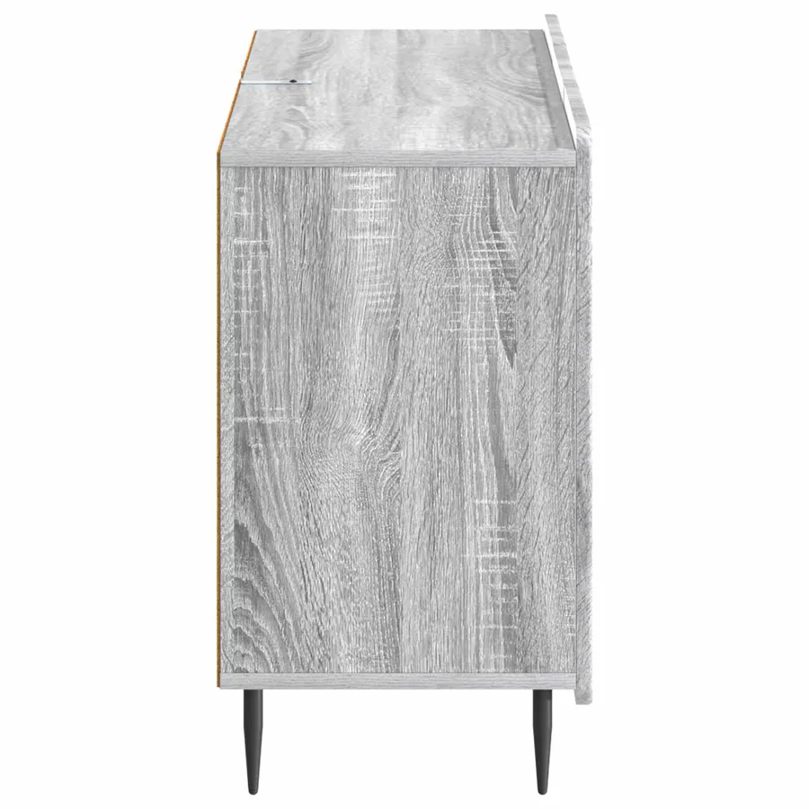 Buffet Sonoma gris 89 x 34,5 x 62 cm Bois d'ingénierie - 7