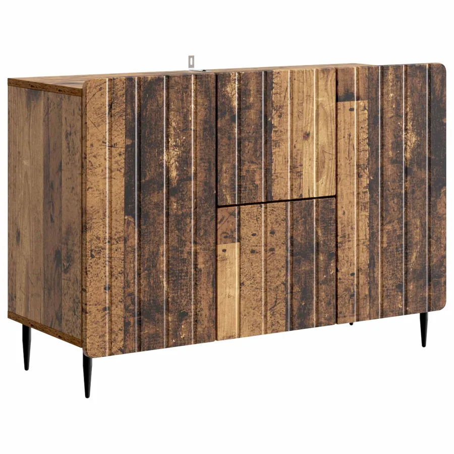 Buffet Bois ancien 89 x 34,5 x 62 cm Bois d'ingénierie - 2