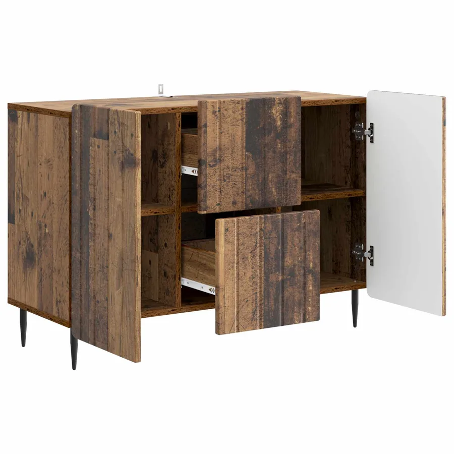 Buffet Bois ancien 89 x 34,5 x 62 cm Bois d'ingénierie - 5