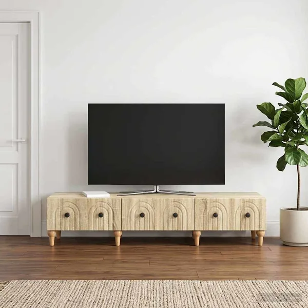 Meuble TV Chêne Sonoma 147 x 34,5 x 30 cm Bois d'ingénierie
