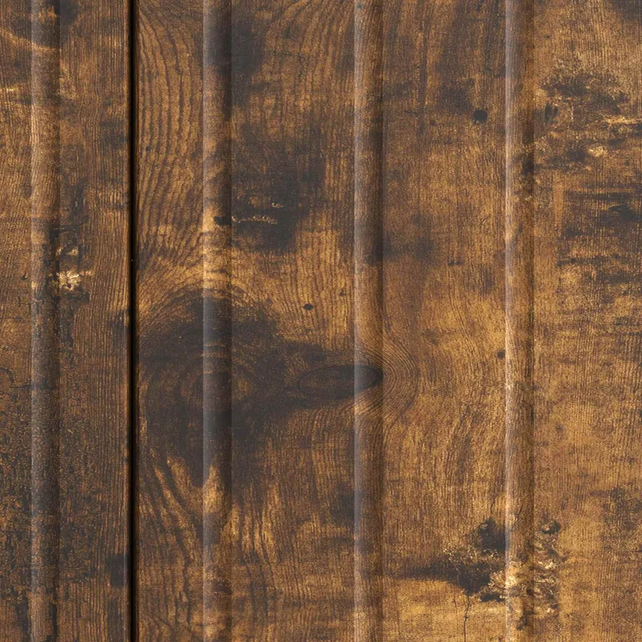 Meuble TV Chêne fumé 99 x 34,5 x 52 cm Bois d'ingénierie - 10