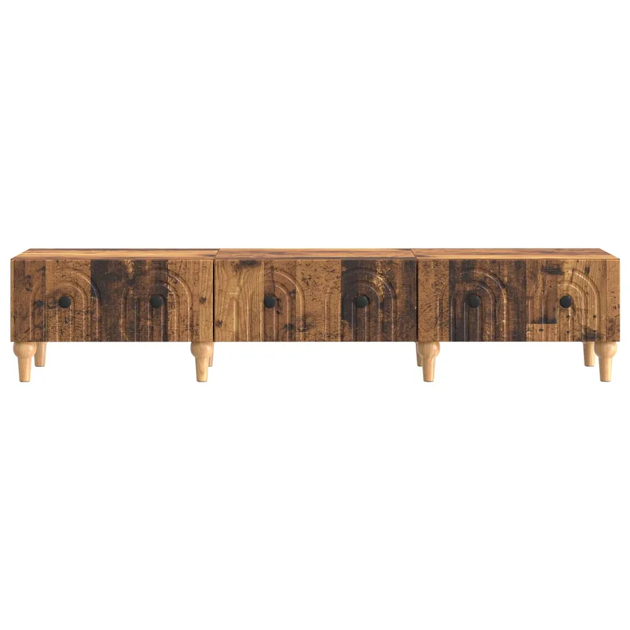 Meuble TV Bois ancien 147 x 34,5 x 30 cm Bois d'ingénierie - 6