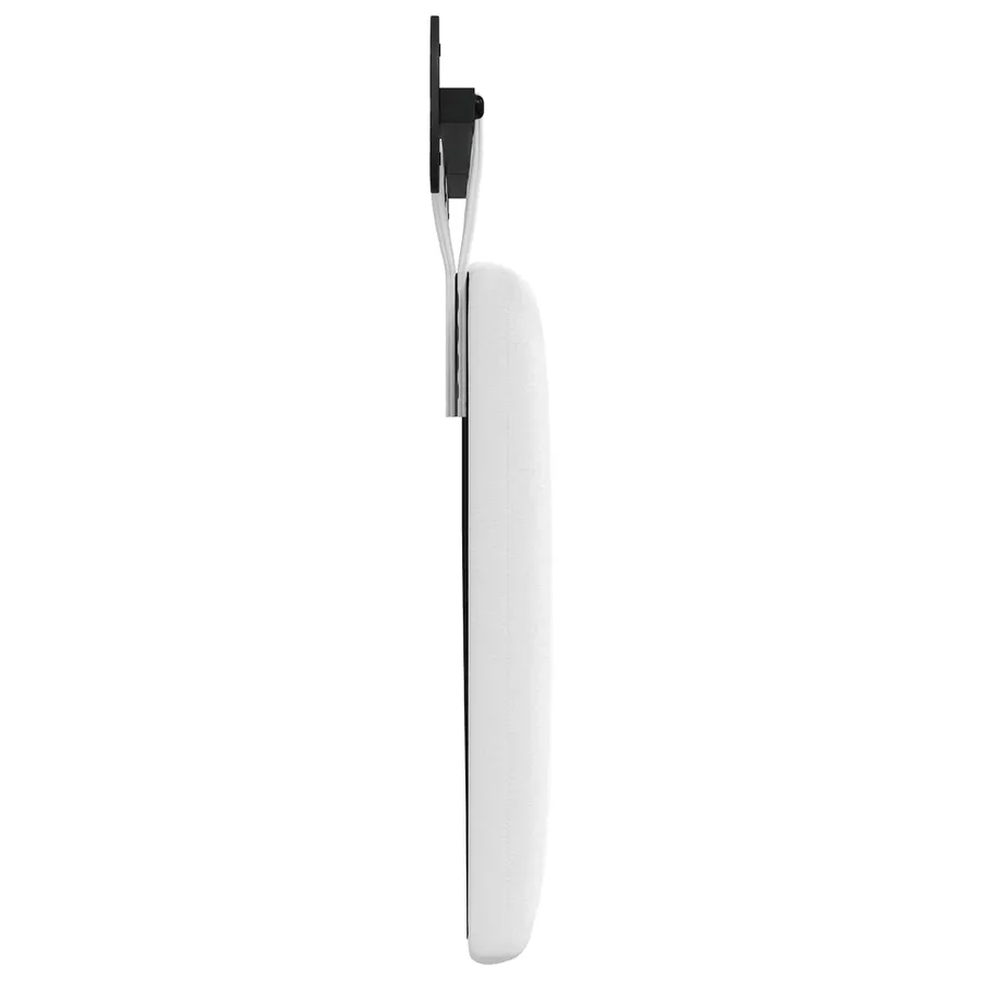 Tête de lit suspendue Blanc Tissu - 6
