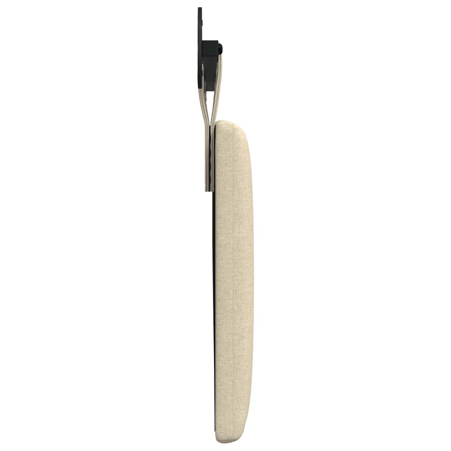Tête de lit suspendue Crème Tissu - 6