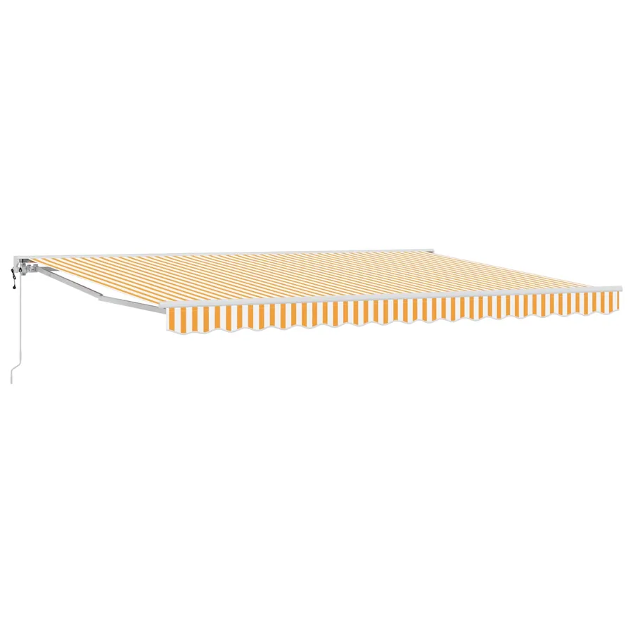 Auvent rétractable électrique Orange 4,5 × 3 m - 2