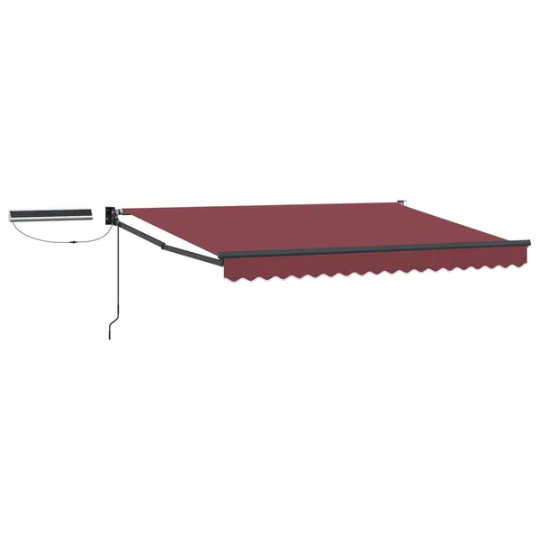 Auvent rétractable électrique 3,5 x 2,5 m