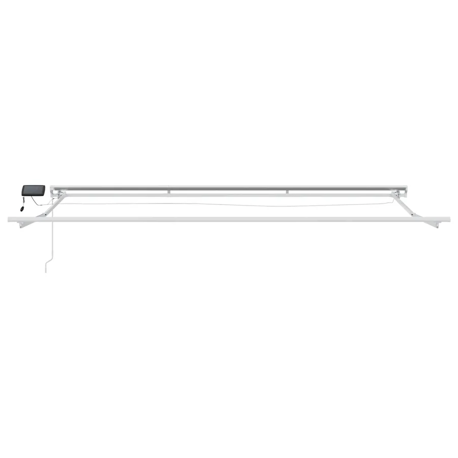 Cadre de store manuel avec LEDs 4 × 3,5 m - 7