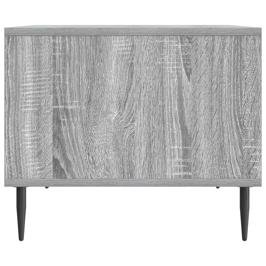 Table basse Sonoma gris 90 x 50 x 40 cm Bois d'ingénierie - 6