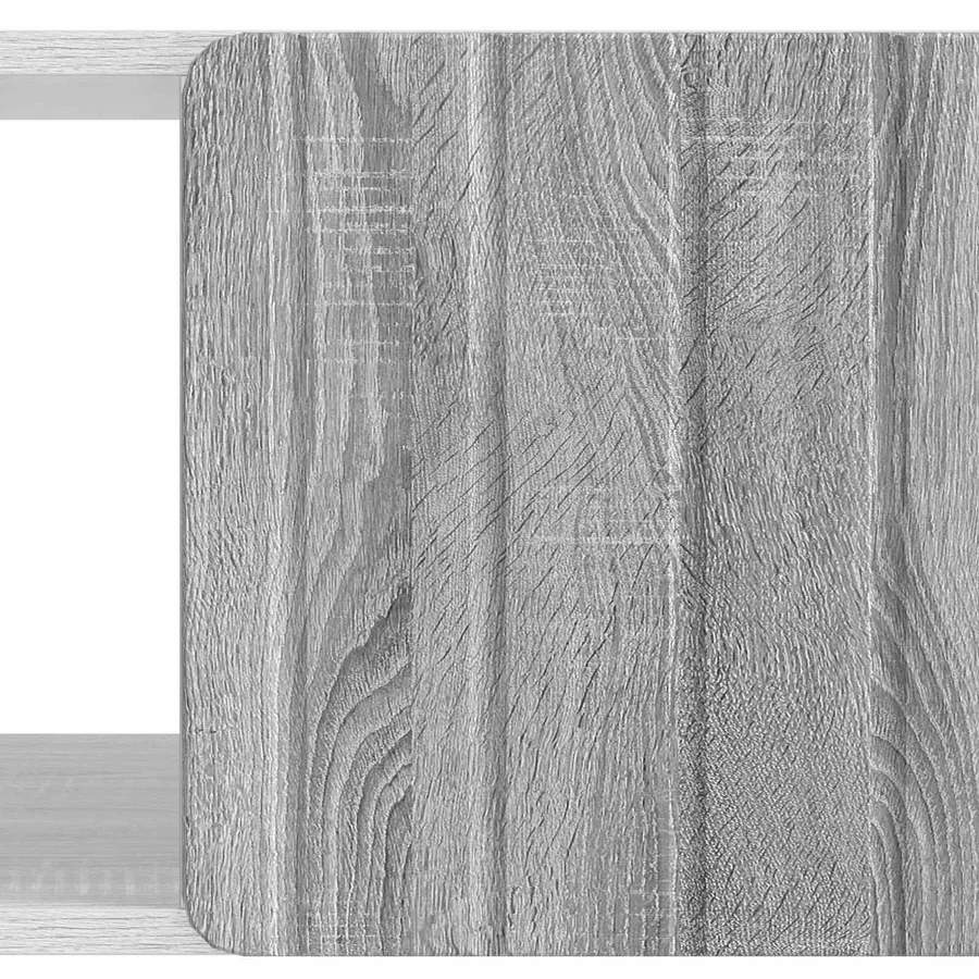 Table basse Sonoma gris 90 x 50 x 40 cm Bois d'ingénierie - 9