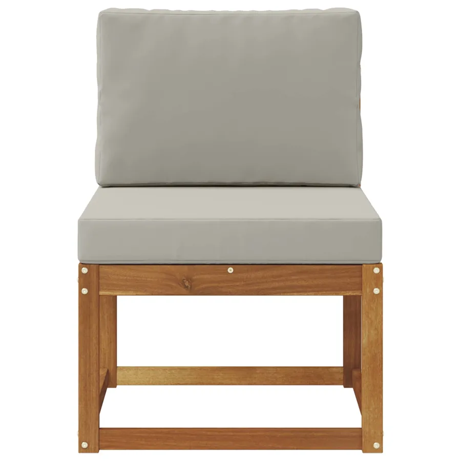 Sofa de milieu extérieur Bois d'Acacia Massif - 3
