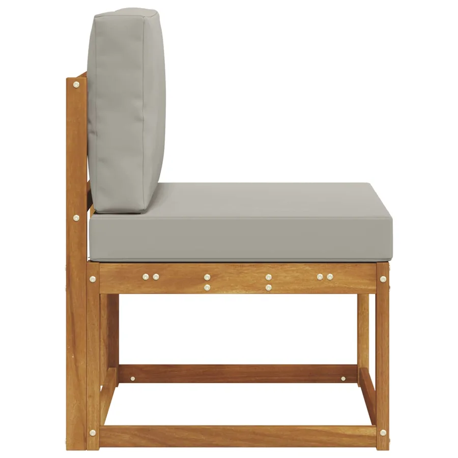 Sofa de milieu extérieur Bois d'Acacia Massif - 4