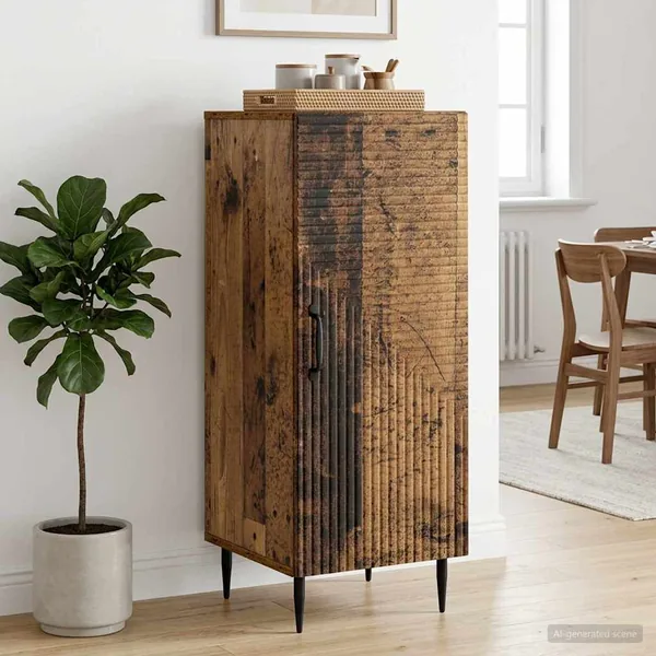 Buffet Bois ancien 33 x 34,5 x 89,5 cm Bois d'ingénierie