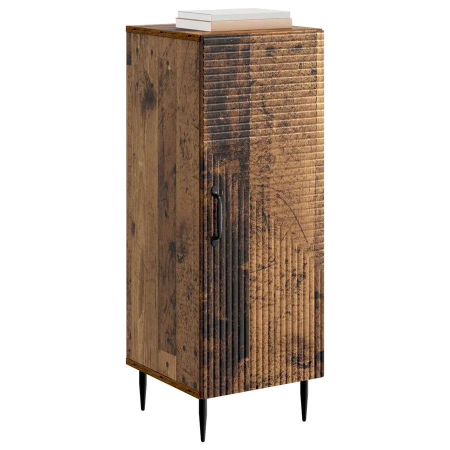 Buffet Bois ancien 33 x 34,5 x 89,5 cm Bois d'ingénierie - 3