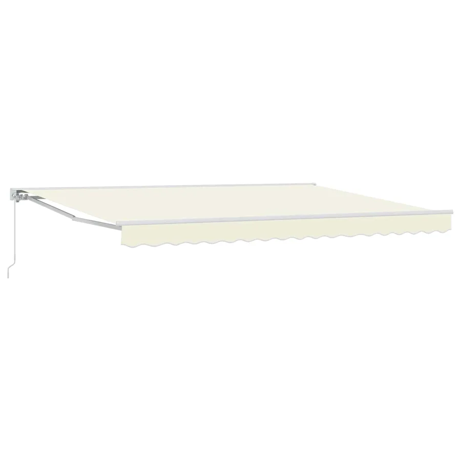 Auvent rétractable manuel Crème 4,5 × 3,5 m - 2