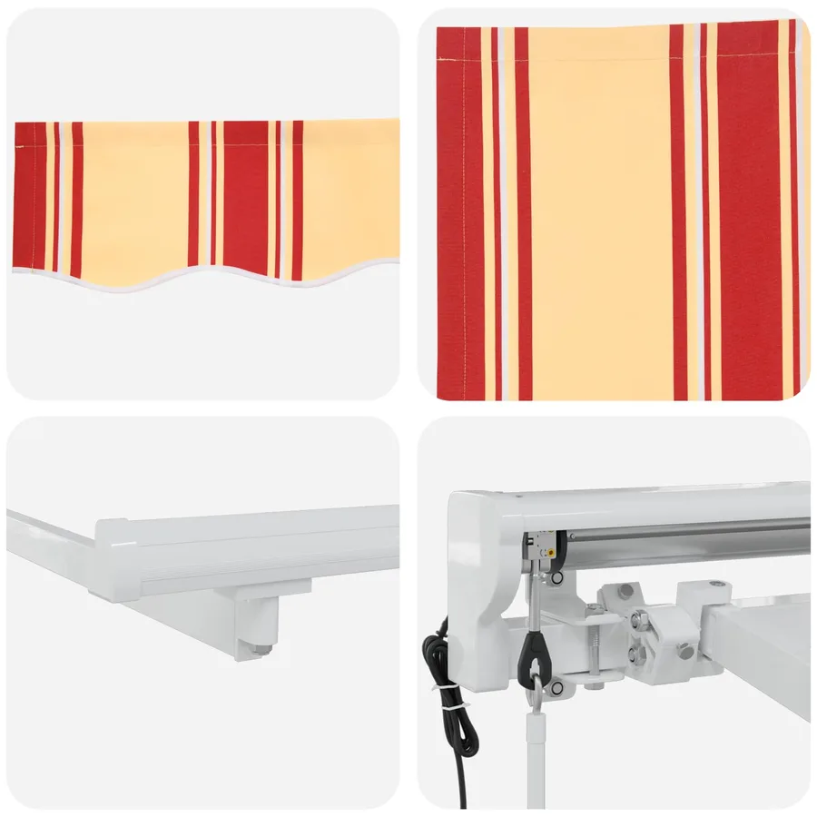 Auvent rétractable électrique 4,5 × 3,5 m - 7
