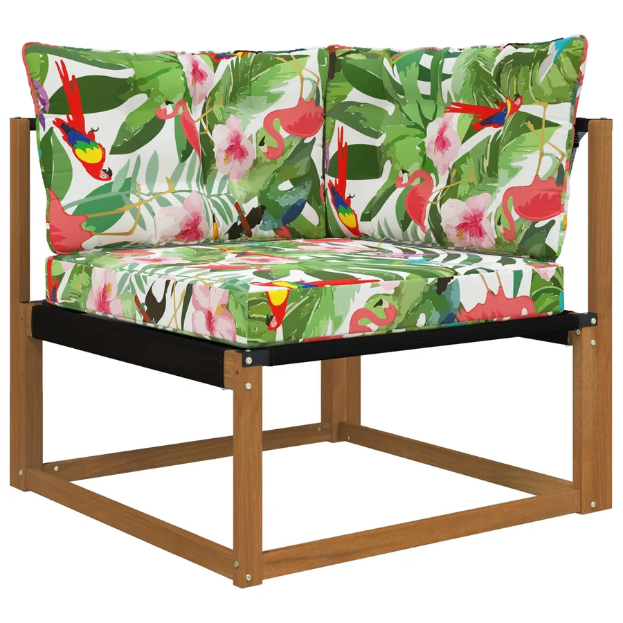 Coussin de canapé d'extérieur Polyester coloré 80 x 43 x 10 cm - 3