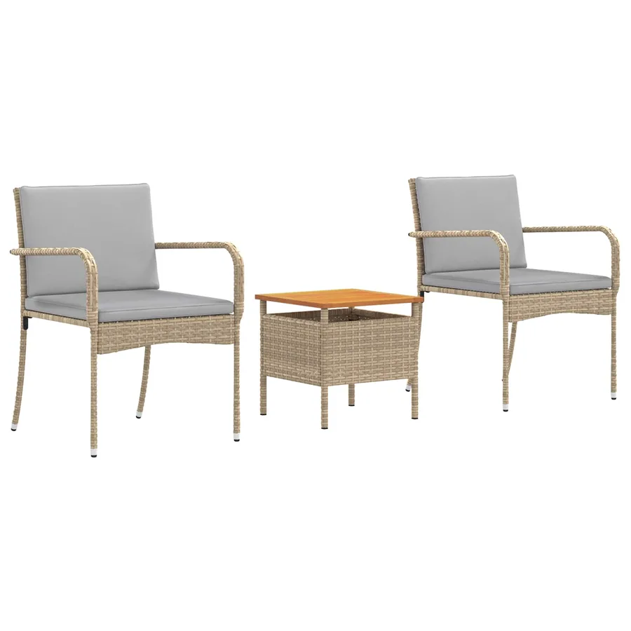 Ensemble de jardin avec coussin acier - 2