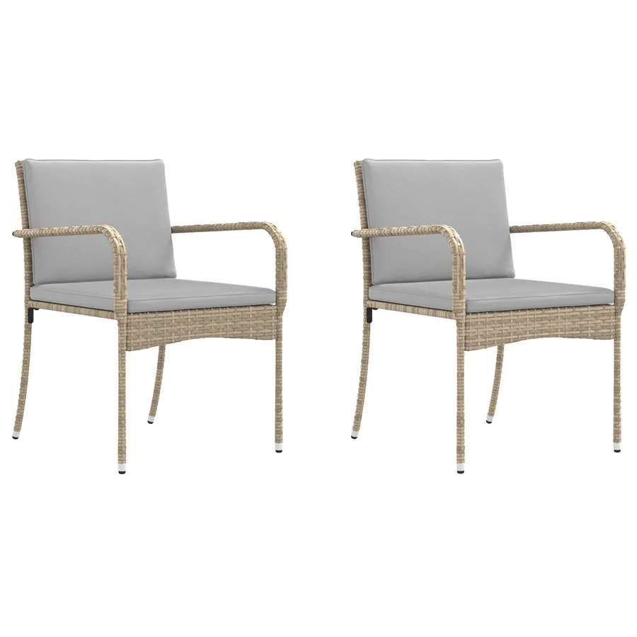 Ensemble de jardin avec coussin acier - 4