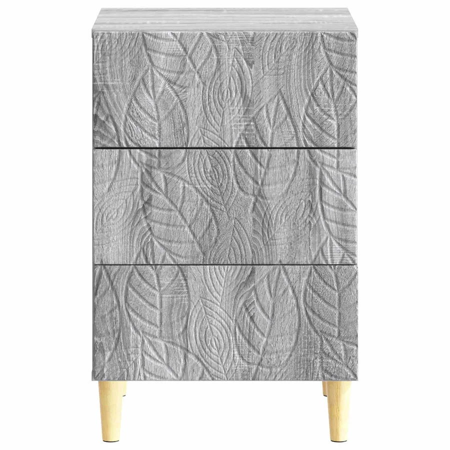 Table de chevet Sonoma gris 43 x 39,5 x 66,5 cm - 4