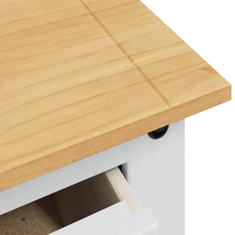 Coffres de rangement avec tiroir Corona Blanc 92 x 48 x 114 cm - 7