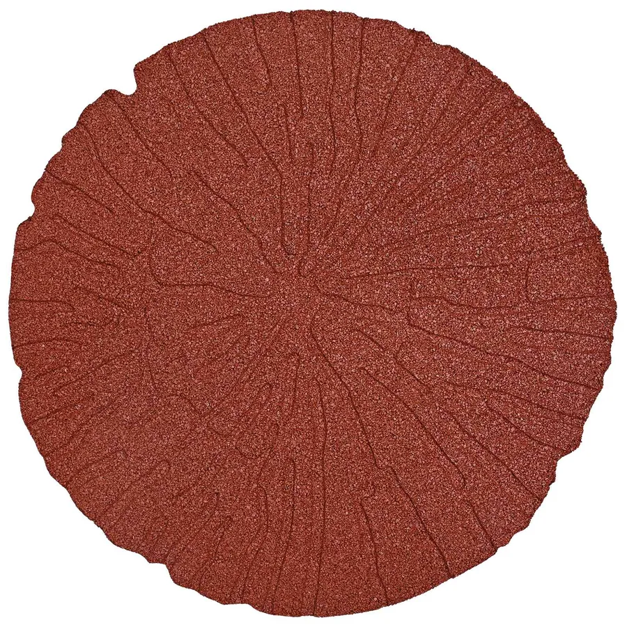 Pierre de marchage 6 pcs Rouge Ø 45 x 1,8 cm Caoutchouc - 6