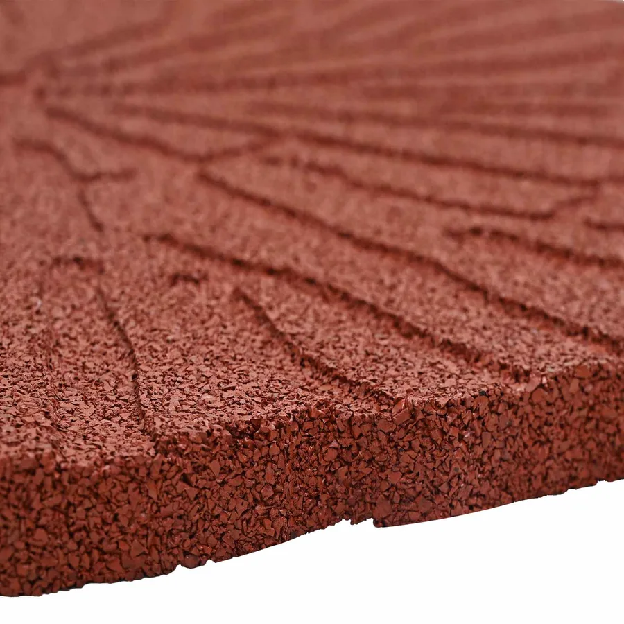 Pierre de marchage 6 pcs Rouge Ø 45 x 1,8 cm Caoutchouc - 7