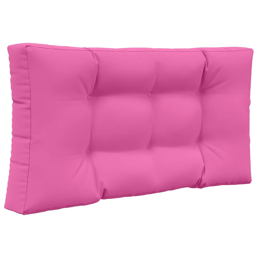 Coussin de canapé d'extérieur 3 pcs Rose Polyester - 5